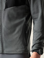 Dare 2b Grey Venture Stretch Midlayer Fleece - Image 6 of 8