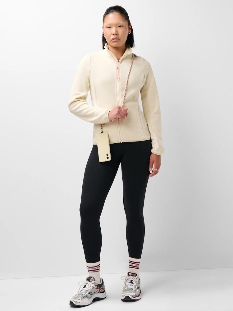 Sweaty Betty Nude Evergreen Zip Up Fleece - Image 2 of 6 Sweaty Betty Nude Evergreen Zip Up Fleece - Image 2 of 6