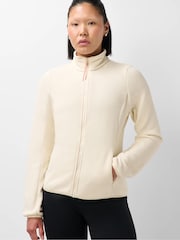 Sweaty Betty Nude Evergreen Zip Up Fleece - Image 4 of 6
