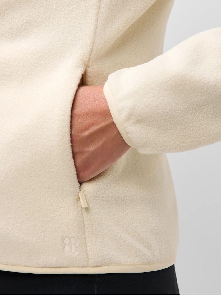 Sweaty Betty Nude Evergreen Zip Up Fleece - Image 6 of 6 Sweaty Betty Nude Evergreen Zip Up Fleece - Image 6 of 6