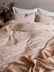 ABIGAIL AHERN x MURMUR Dusky Pink Oonagh Stripe Duvet Cover & Pillowcase Set - Image 1 of 6
