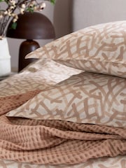 ABIGAIL AHERN x MURMUR Dusky Pink Oonagh Stripe Duvet Cover & Pillowcase Set - Image 5 of 6