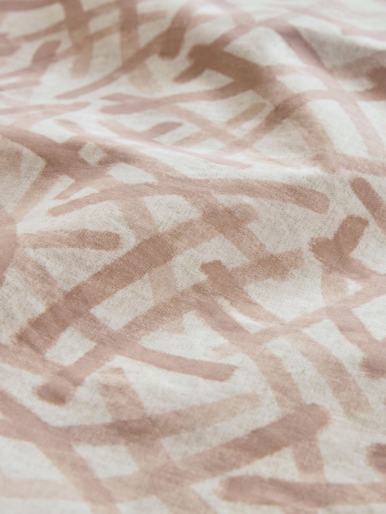 ABIGAIL AHERN x MURMUR Dusky Pink Oonagh Stripe Duvet Cover & Pillowcase Set - Image 6 of 6 ABIGAIL AHERN x MURMUR Dusky Pink Oonagh Stripe Duvet Cover & Pillowcase Set - Image 6 of 6