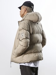 Religion Brown Medium Weight Padded Puffer Jacket - Image 2 of 6