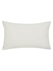 Helena Springfield White Margo Embroidery 100% Cotton Duvet Cover & Pillowcase Set - Image 4 of 6