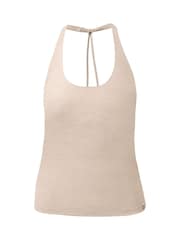 Sweaty Betty Nude Glow Studio Halterneck Tank Top - Image 5 of 6