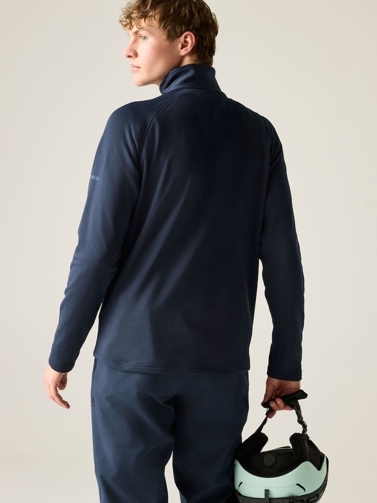 Dare 2b Blue Fuse Up Full Zip Stretch Midlayer Fleece - Image 2 of 9 Dare 2b Blue Fuse Up Full Zip Stretch Midlayer Fleece - Image 2 of 9