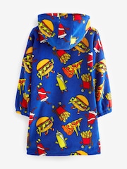 Bright Blue Food Hooded Blanket (3-16yrs) - Image 5 of 5