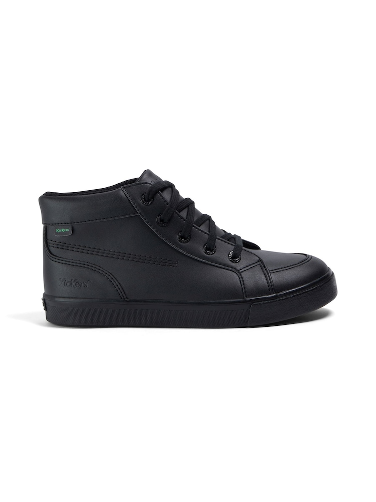 Kickers Black Tovni Hi Vegan Trainers - Image 1 of 8