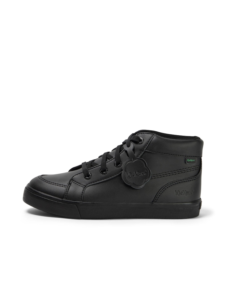 Kickers Black Tovni Hi Vegan Trainers - Image 2 of 8