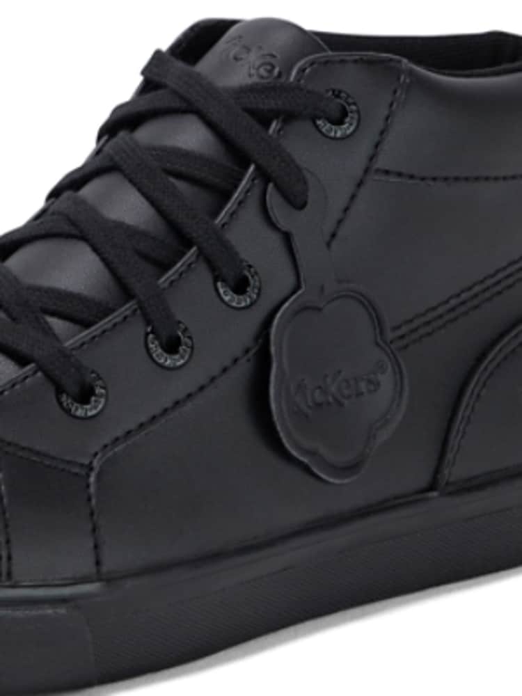 Kickers Black Tovni Hi Vegan Trainers - Image 8 of 8