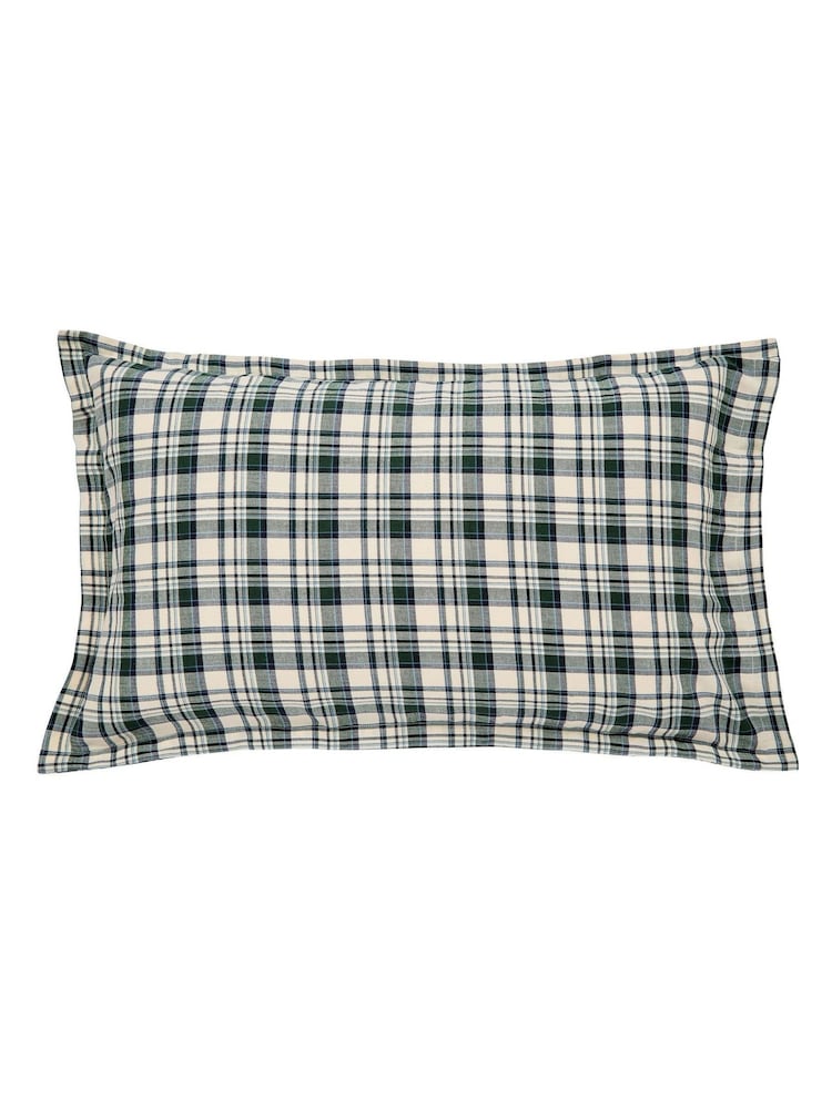 Bedeck of Belfast Woven Check Duvet Cover & Pillowcase Set - תמונה 5 מתוך 5