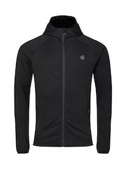Dare 2b Black Venture Hooded Stretch Midlayer Fleece - Image 7 of 10