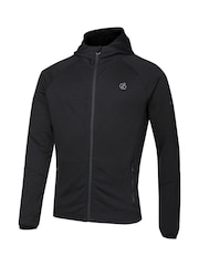 Dare 2b Black Venture Hooded Stretch Midlayer Fleece - Image 8 of 10