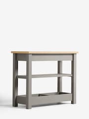 Dove Grey Malvern Oak Effect Large Sofa Side Table - Image 6 of 8