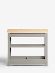 Dove Grey Malvern Oak Effect Large Sofa Side Table - Image 7 of 8