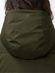 Sweaty Betty Green Nimbus Mid Waterproof Puffer Jacket - Image 6 of 6