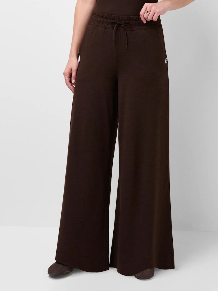 Sweaty Betty Brown Glow Palazzo Wide Leg Trousers - Image 2 of 6 Sweaty Betty Brown Glow Palazzo Wide Leg Trousers - Image 2 of 6