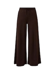 Sweaty Betty Brown Glow Palazzo Wide Leg Trousers - Image 6 of 6