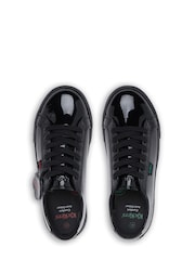 Kickers Black Tovni Lacer Patent Trainers - Image 3 of 4