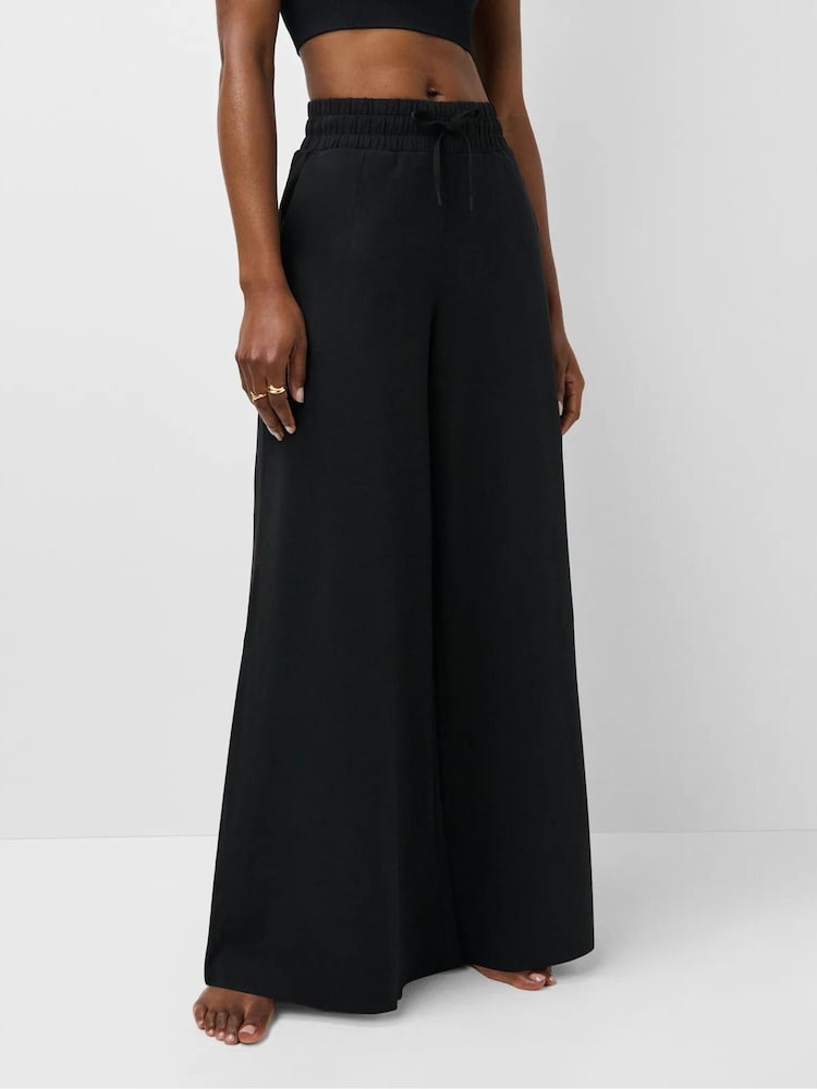 Sweaty Betty Black Glow Palazzo Wide Leg Trousers - Image 2 of 6 Sweaty Betty Black Glow Palazzo Wide Leg Trousers - Image 2 of 6