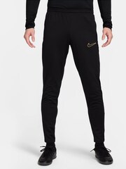 Nike Black/Gold Dri-FIT Academy Zippered Training Joggers - Image 1 of 6