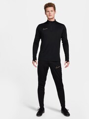 Nike Black/Gold Dri-FIT Academy Zippered Training Joggers - Image 3 of 6