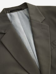 Sage Green Relaxed Fit EDIT Slouchy Style Suit Jacket - Image 6 of 10