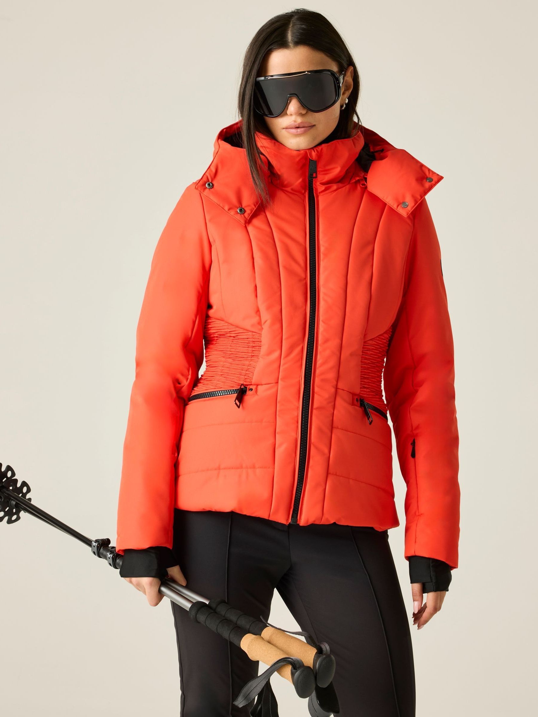 Dare 2B Women's Orange Puffer Jacket Contour - Image 4