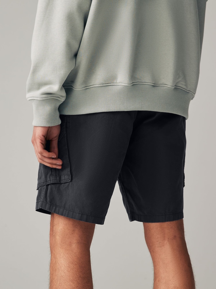 Marine/Gris - 100% coton Short Cargo 2 Lot - Image 4 of 10