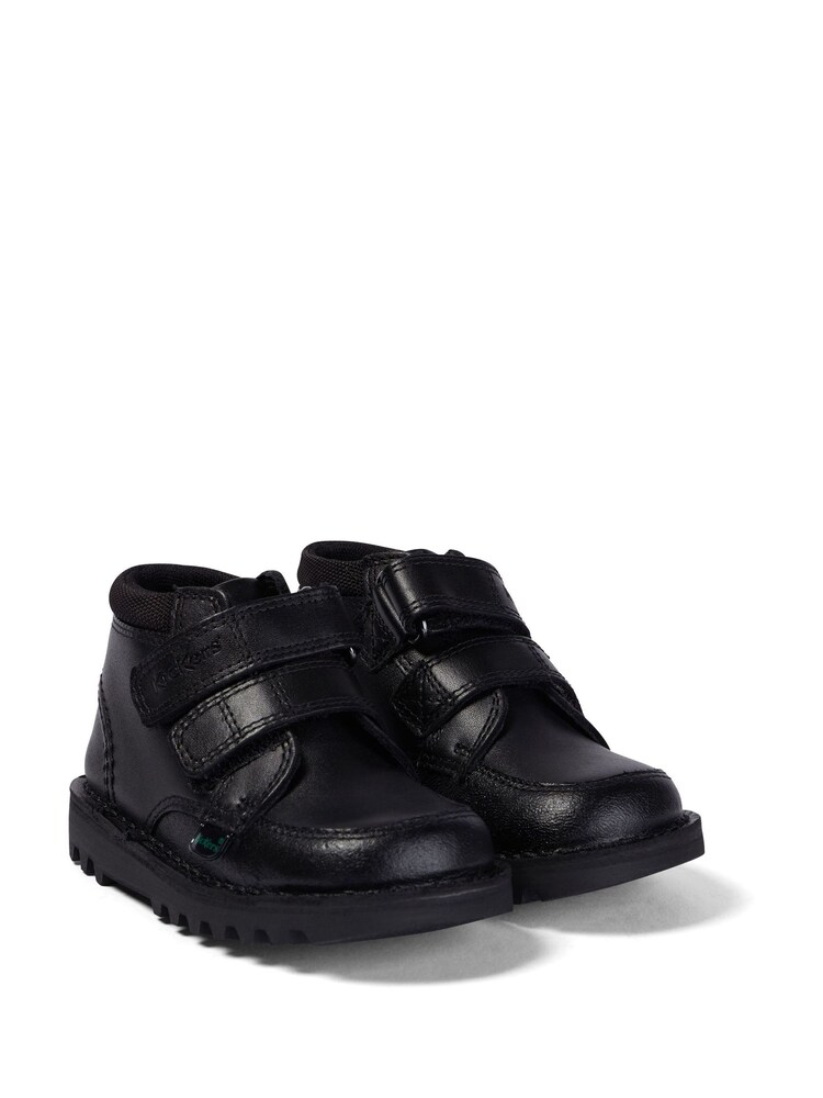 Kickers Black Kick Hi Scuff Leather Boots - Image 2 of 7