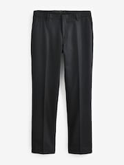 Black Tailored Wool Donegal Tuxedo Suit Trousers - Image 6 of 10