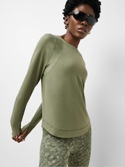 Сетчатый топ с длинными рукавами Sweaty Betty Breathe Easy - Изображение 1 6