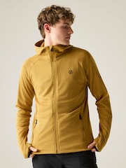 Dare 2b Brown Venture Hooded Stretch Midlayer Fleeces - Image 1 of 10