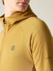 Dare 2b Brown Venture Hooded Stretch Midlayer Fleeces - Image 4 of 10