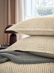 ABIGAIL AHERN x MURMUR Warm Ochre Pia Duvet Cover & Pillowcase Set - Image 5 of 6