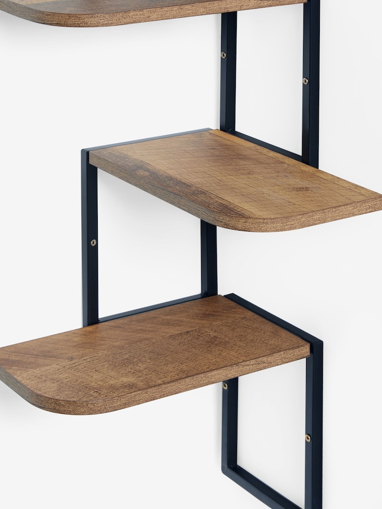 Wood Corner Wall Shelves - Image 3 of 3