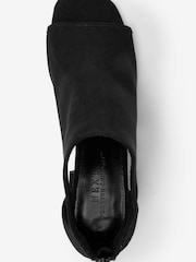 Black Forever Comfort® Low Cut-Out Shoe Boots - Image 3 of 4