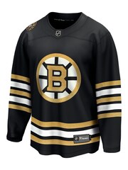 Fanatics NHL Boston Bruins Replica Breakaway Home Anniversary Black Jersey - Image 2 of 3