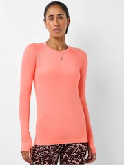 رداء عُلوي رياضي بلا حواف بكُم طويل تشكيلة Athlete من Sweaty Betty - صورة 1 من 6