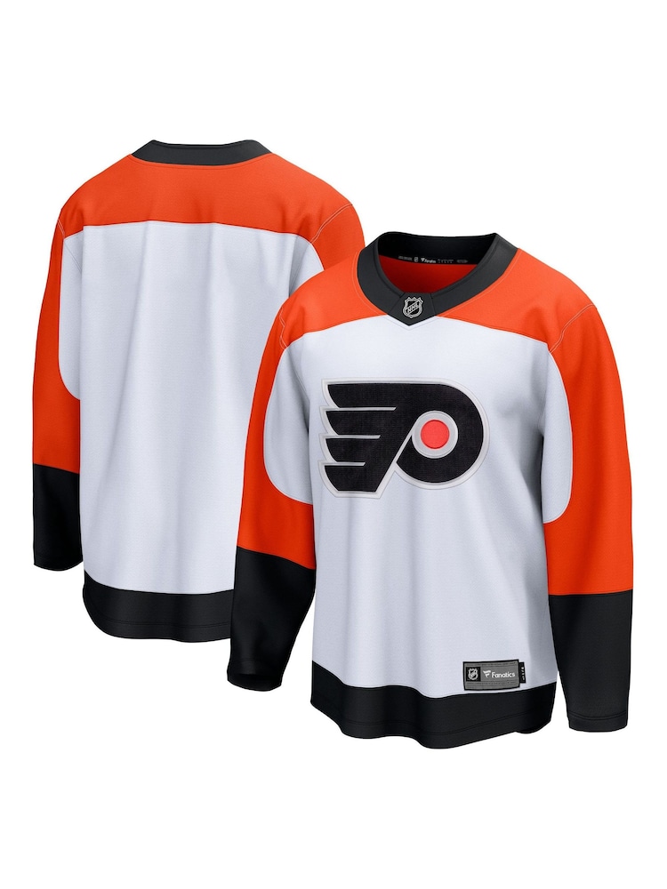 Fanatics NHL Philadelphia Flyers Replica Away Breakaway White Jersey - Image 1 of 3