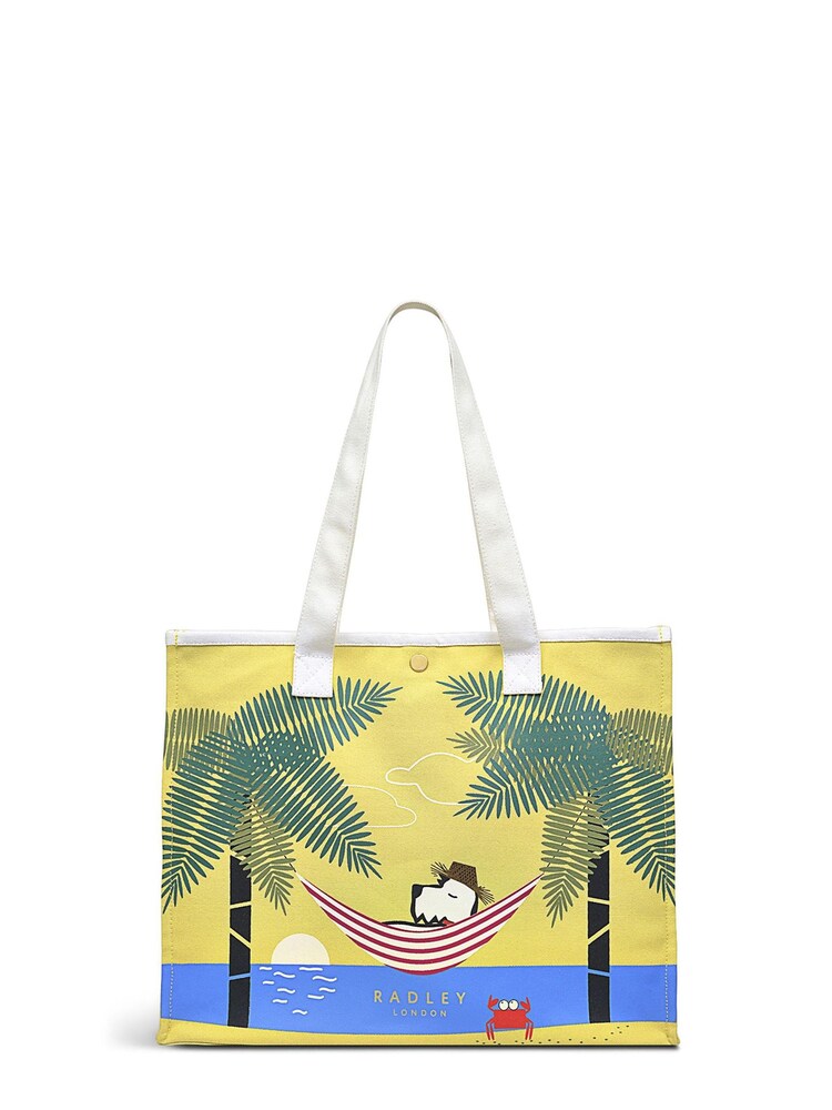 Radley London Yellow Hammock Hangout Large Open-Top Tote Bag - Image 1 of 4
