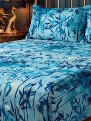 Joe Browns Blue Bamboo Shadows Cotton Sateen Matching Bedding - Image 2 of 2