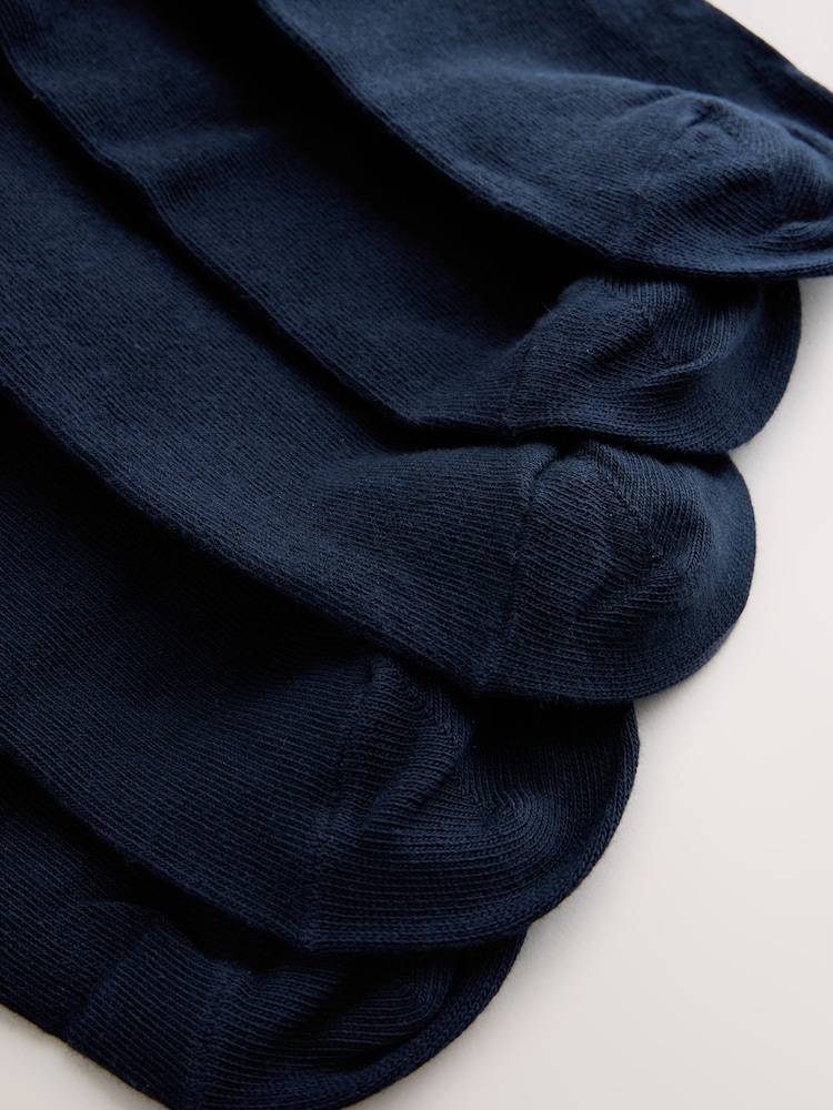 Navy Blue Logo 5 Pack Embroidered Lasting Fresh Socks - Image 5 of 5 Navy Blue Logo 5 Pack Embroidered Lasting Fresh Socks - Image 5 of 5