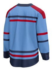 Fanatics Blue NHL Winnipeg Jets Replica Alternate 100 year Breakaway Jersey - Image 3 of 3