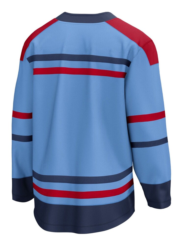 Fanatics Blue NHL Winnipeg Jets Replica Alternate 100 year Breakaway Jersey - Image 3 of 3