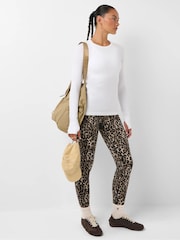 Hvit - Sweaty Betty Athlete Teksturert Stripete Langermet Topp - Bilde 1 av 6