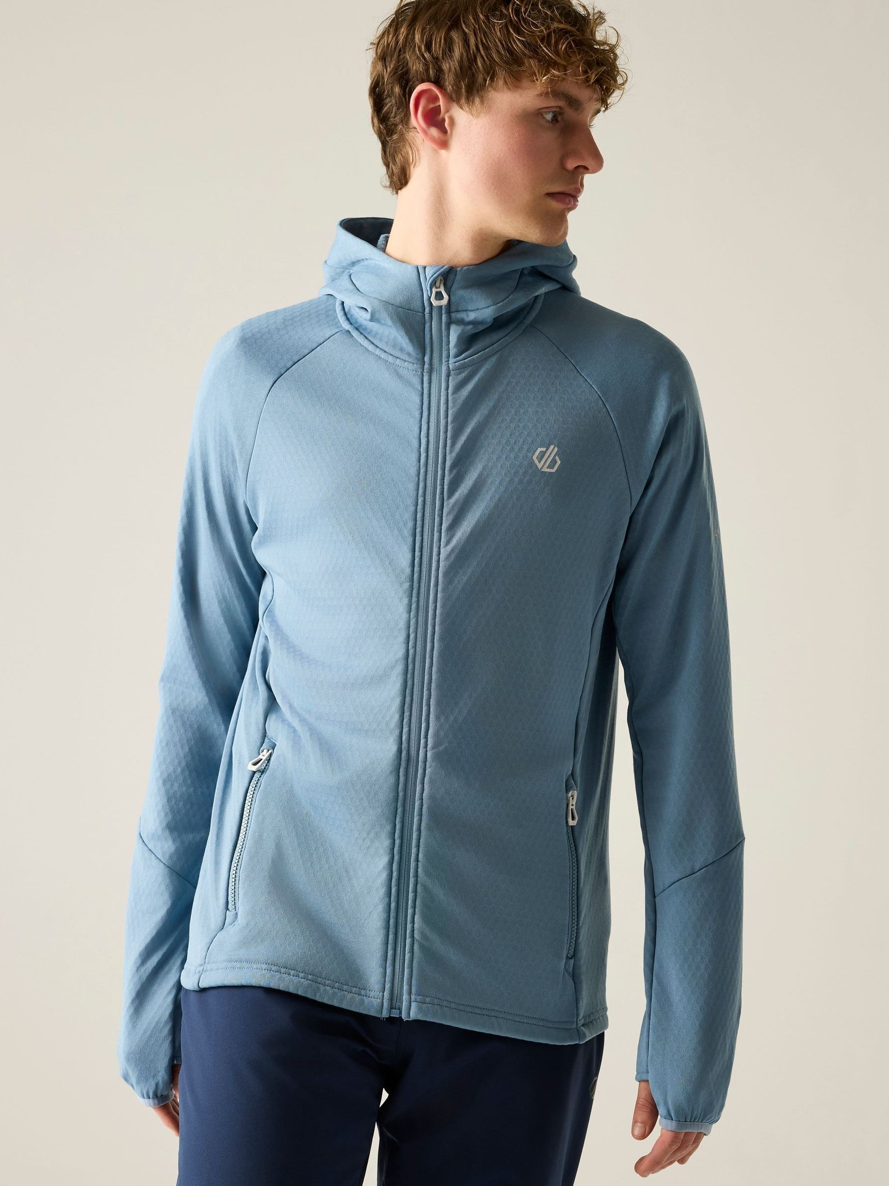 Dare 2B Men's Blue Venture Hooded Stretch Midlayer Size: M - Image 4