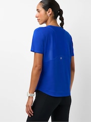 Sweaty Betty Prussian Blue Breathe Easy Mesh T-Shirt - Image 2 of 6