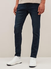 Dark Ink Blue Skinny Comfort Stretch Jeans - Image 1 of 9